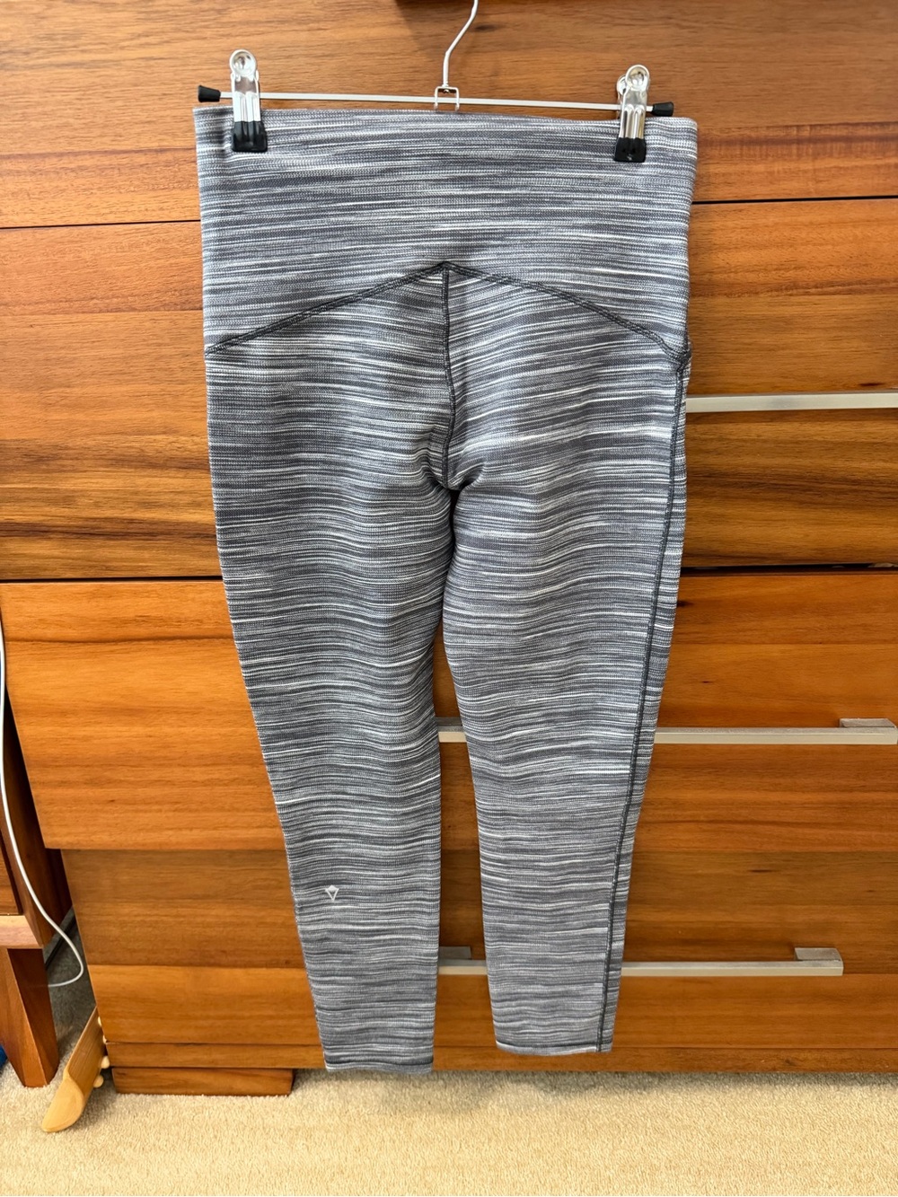 Ivivva Girls' Gray Space-Dye Leggings